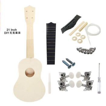 ウクレ児が手作りで组み立てます。小さなギタの素材バッグカラー手描き木質楽器21寸丸-コレス1