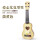 Sサイズ38.5 cmハートギター-白木色
